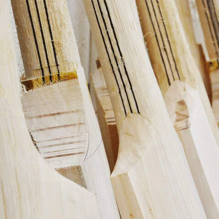 The shoulders of bats where the handle is spliced in