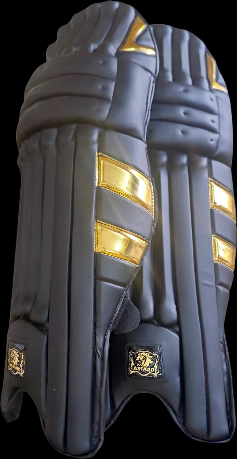 Astaad Legacy Pro Pads Black, cricket batting pads, photo 2 of 3