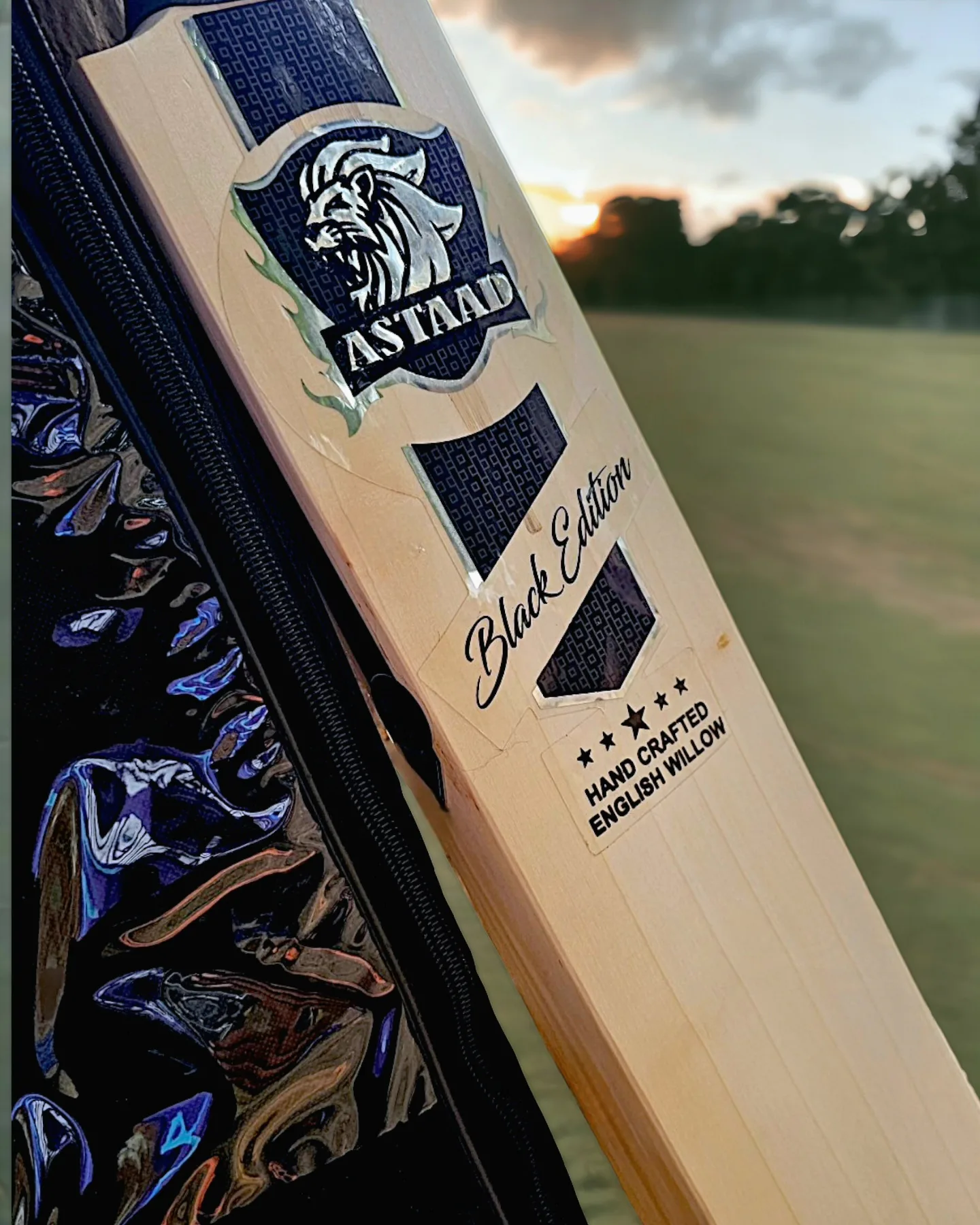 Astaad Black Edition Grade 2 English Willow Cricket Bat, photo 8 of 8