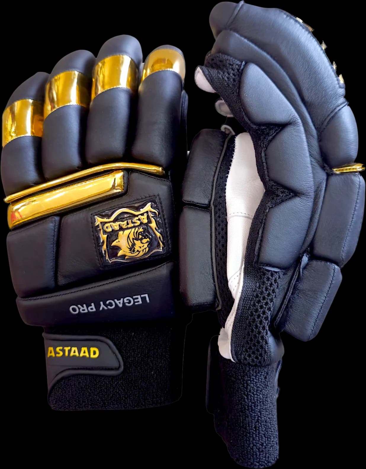 Astaad Legacy Pro Gloves Black, cricket batting gloves, photo 4 of 4