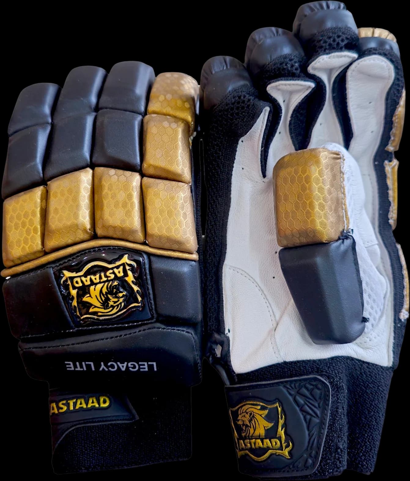 Astaad Legacy Lite Gloves Black, cricket batting gloves, photo 2 of 4