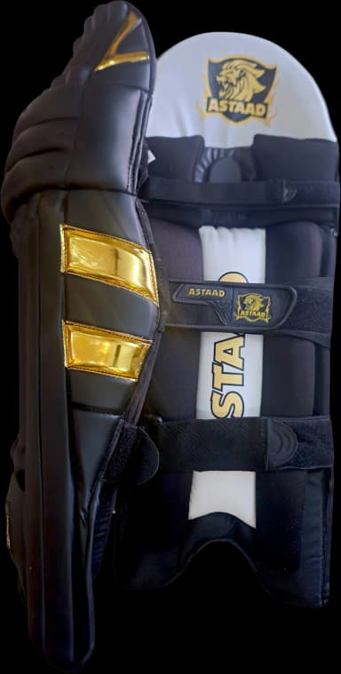 Astaad Legacy Pro Pads Black, cricket batting pads