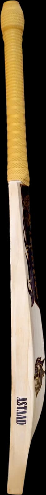 Astaad G.O.A.T Grade 1 English Willow Cricket Bat, left edge
