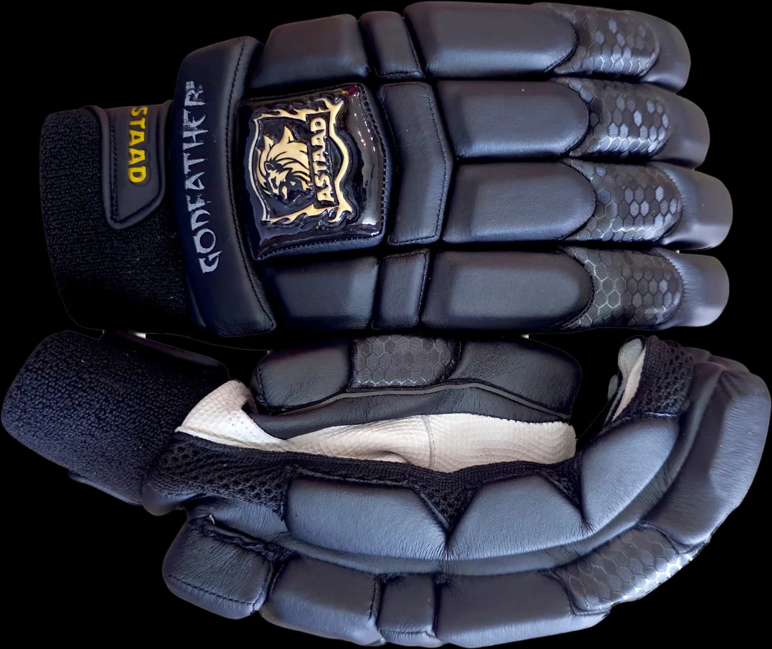 Astaad Godfather Players Black, cricket batting gloves, photo 4 of 4