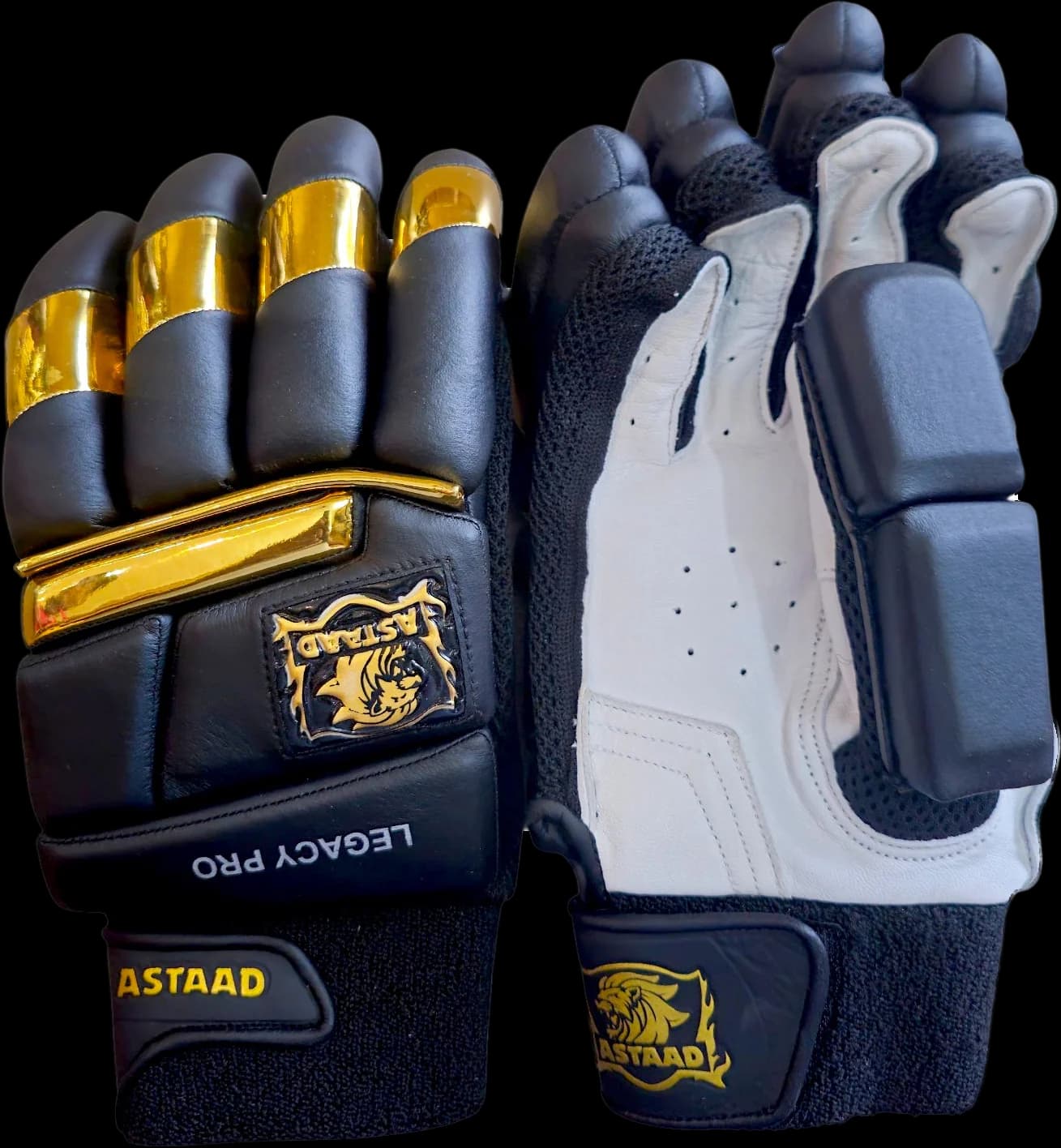 Astaad Legacy Pro Gloves Black, cricket batting gloves, photo 2 of 4